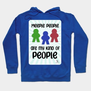 Meeple People Fun Board Game Night Slogan Hoodie